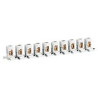 Barrette 10bornes 2x25mm2