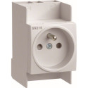 Prise 2p+t rail din