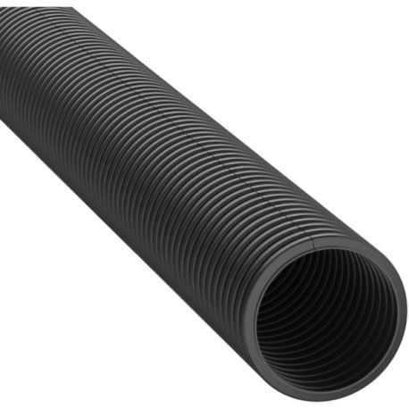 Tube ouvert 1/4 noir30,5m