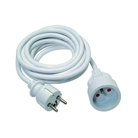 Rallonge 3m 3G1,5 blanc