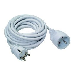 Rallonge 10m 3G1,5 blanc