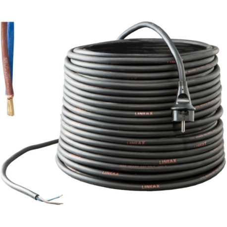 Cordon 2x1,5 3m + fiche