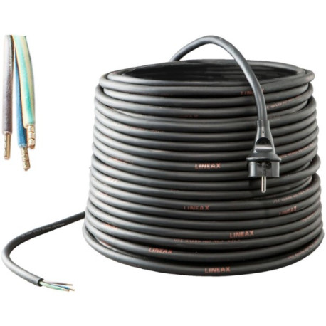 Cordon 3g2,5 5m + fiche