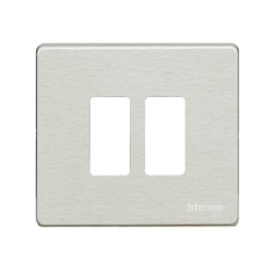 Plaque  rec 2mod 502E Alu