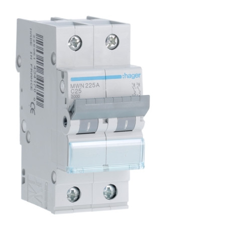 Disjoncteur 2p 25a 3ka c