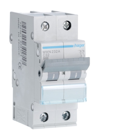 Disjoncteur 2p 32a 3ka c