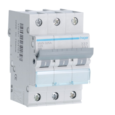 Disjoncteur 3p 25a 3ka c