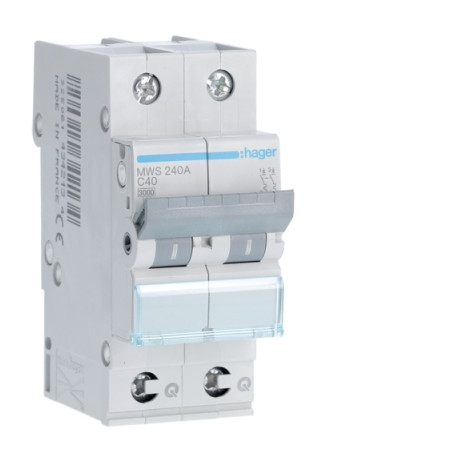 Disjonct.2p 40a 3kA C