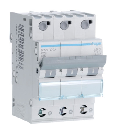 Disjonct.3p 20a 3kA C