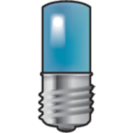 LAMPE E10 / LED BLEU