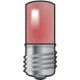 LAMPE E10 / LED ROUGE