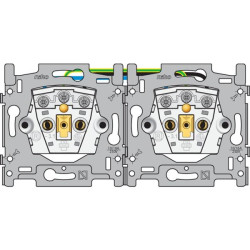 SOCLE PRISE 2P+T DOUBLE