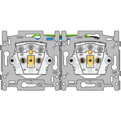 SOCLE PRISE 2P+T DOUBLE