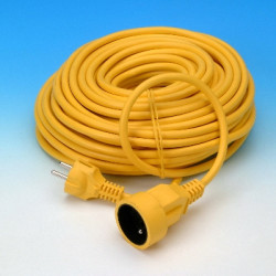 Rallonge 20m 3G1,5 jaune