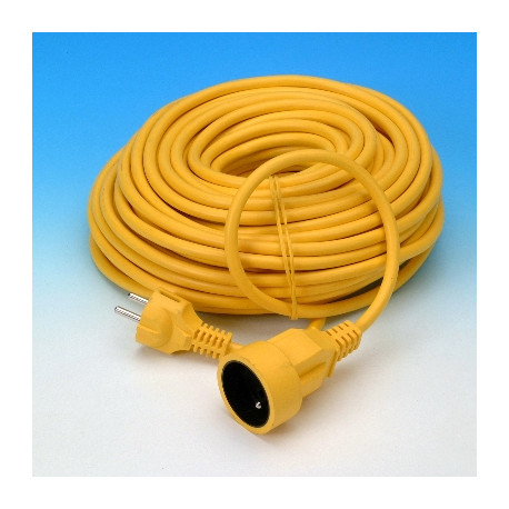 Rallonge 20m 3G1,5 jaune