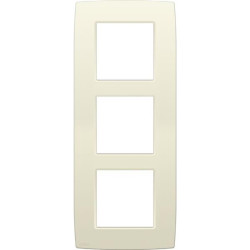 PLAQUE TRIPLE 60mm CREME