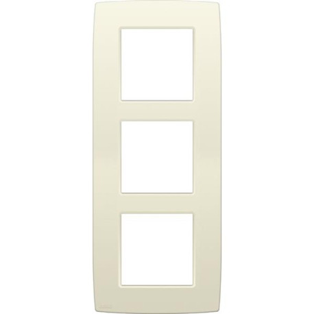 PLAQUE TRIPLE 60mm CREME