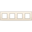PLAQUE QUADR. 71mm CREME