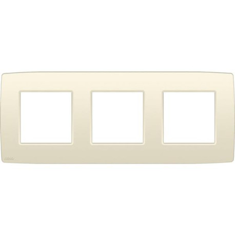 PLAQUE TRIPLE 71mm CREME