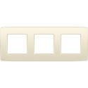 PLAQUE TRIPLE 71mm CREME