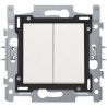 INTERRUPTEUR 2x 6 WHITE