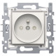 PRISE 2P+T SECUR. WHITE