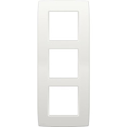 PLAQUE TRIPLE 60mm BLANC
