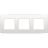 PLAQUE TRIPLE 71mm BLANC