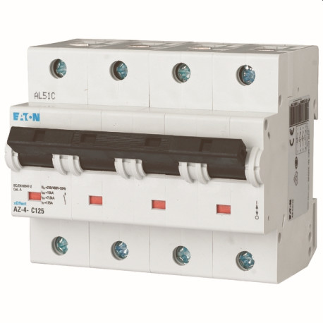 Disjonct.AZ 4P125A 15kA C