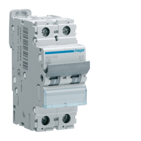 Disjoncteur 6kA C 2P 50A