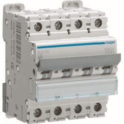 Disjoncteur 6kA C 4P 10A