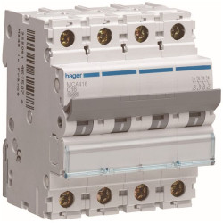 Disjoncteur 6kA C 4P 16A