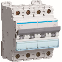 Disjoncteur 10kA C 4P 16A