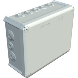 BOITE DE DERIVATION T250 GRIS CLAIR