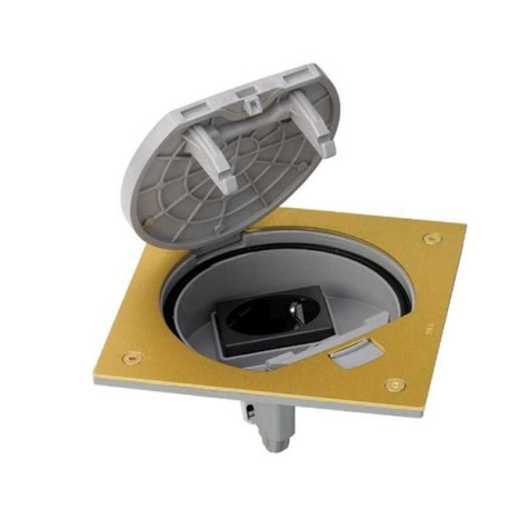 Couvercle laiton avec prise