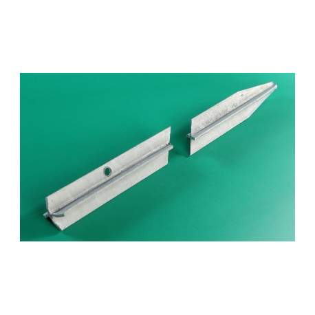 Piquet de terre Galva 1,50m + boulon M8