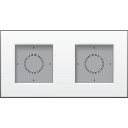 Boite apparent 2x G06 blanc