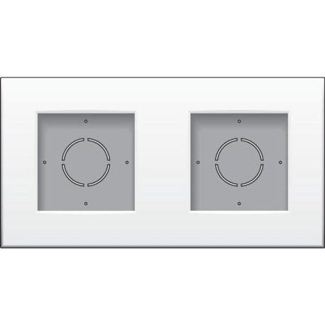 Boite apparent 2x G06 blanc