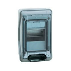 Coffret cache-borne IP65 4 modules