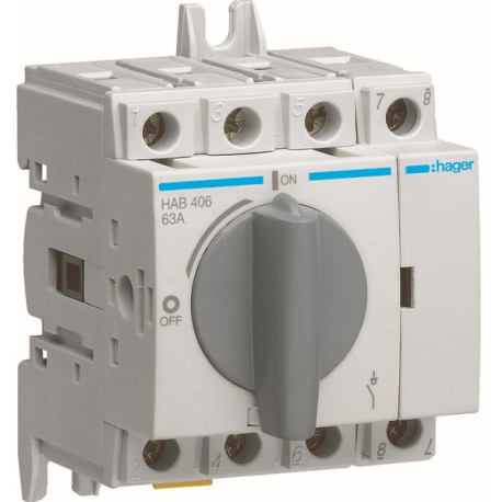 Interrupteur général 4P 63A