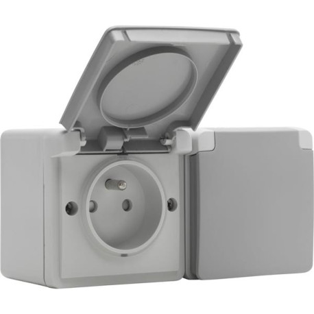 New Hydro double prise horizont 2xM20