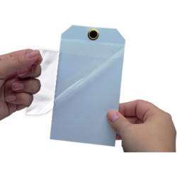 SAFETY EASE FRONT LAM TAG VINYL, 25 TAG