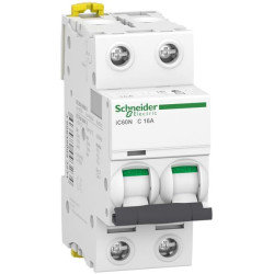 Disjoncteur iC60N 2P 16A 6kA C