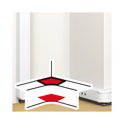 Angle intérieur 50 x 80 mm