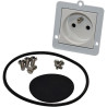 Equipement 2P+T 10-16 A sécurité-Nickel