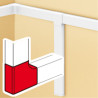 Angle plat 25x25mm