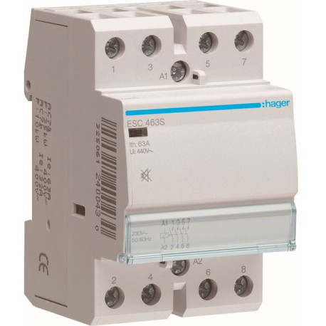 Contacteur 63A-4P-230V-AUTO-4NO