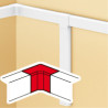 Angle intérieur 85x50mm DLP sans halogè