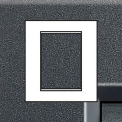 LL-Plaque rectangul. 3+3 mod