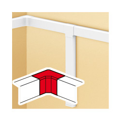 Angle intérieur 25x25mm